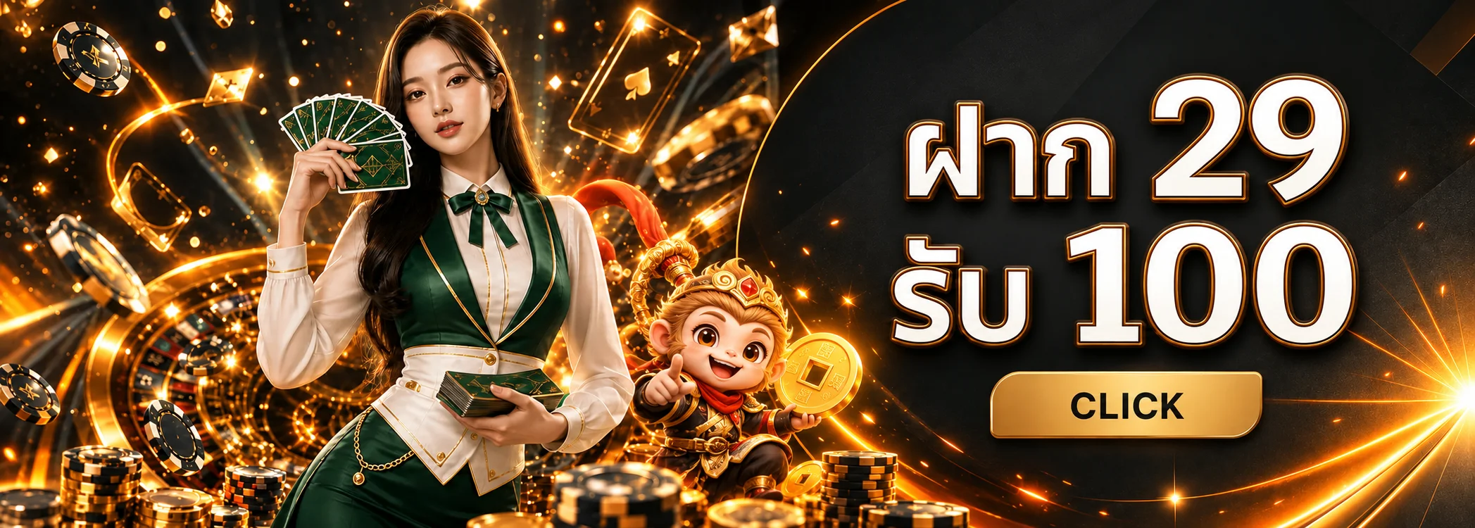 โปรโมชั่นฝากรับโบนัส RUAYDEE456